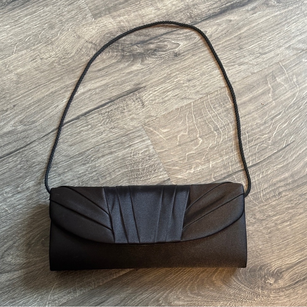 Gunne Sax Black Evening Clutch
